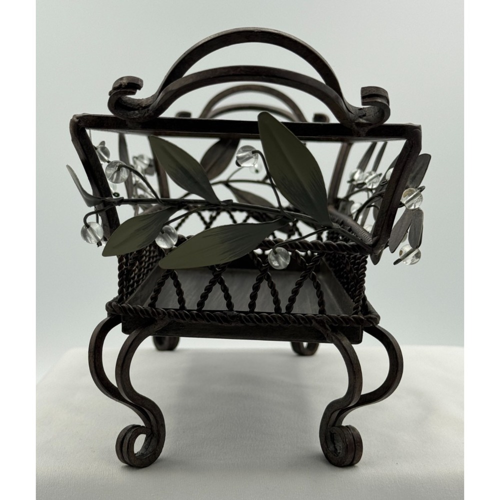 Partylite P8695 Garden Lites Brick Tray Votive Holder - For 3 Wick - NEW In Box - Picture 4 of 7